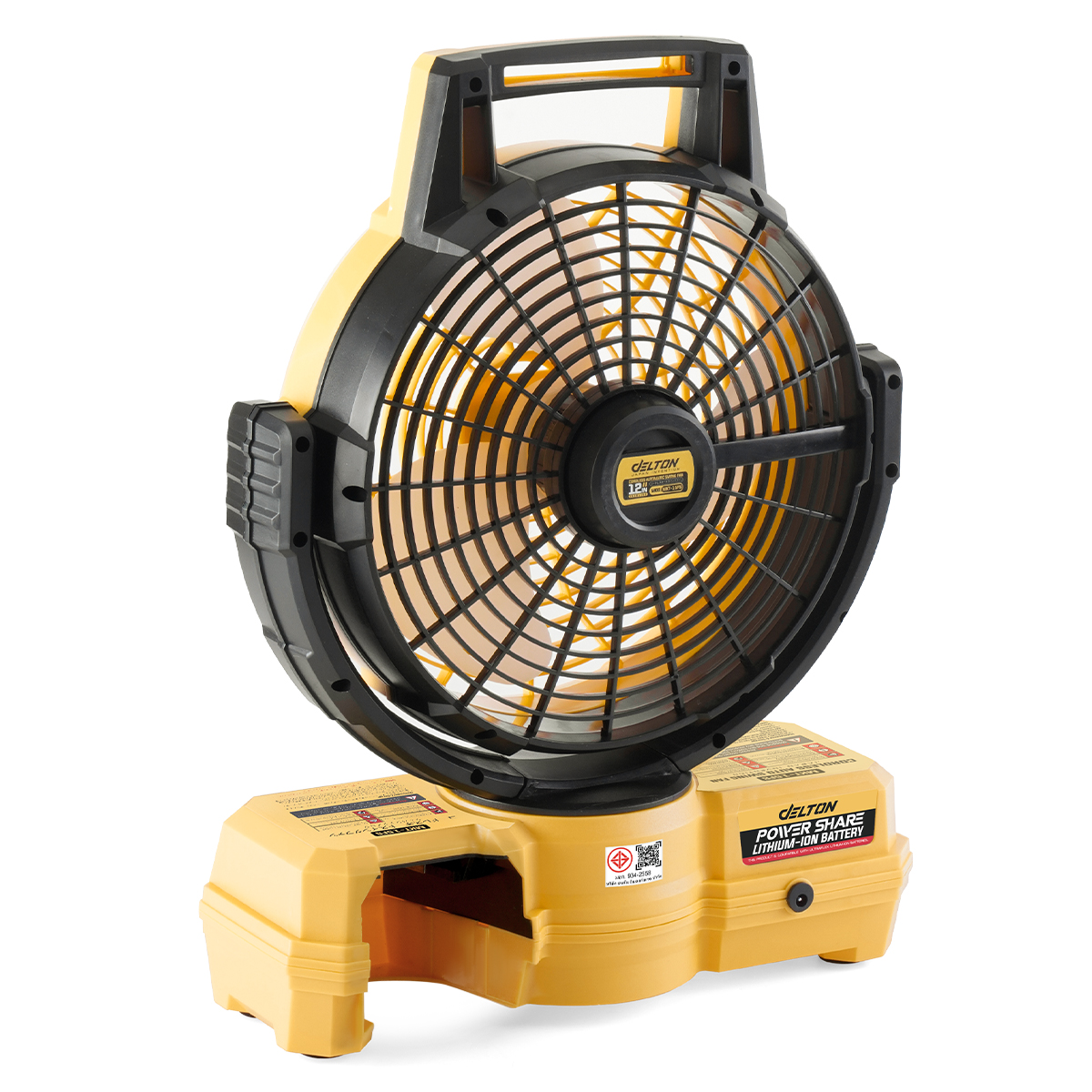 พัดลมไร้สาย 12 นิ้ว (พร้อมแบตเตอรี่) DELTON รุ่น MKT-15FS ULTRAFLEX 20V 4AH_2